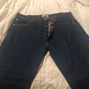 LEVI Men’s 501 button-ups, Dark Wash